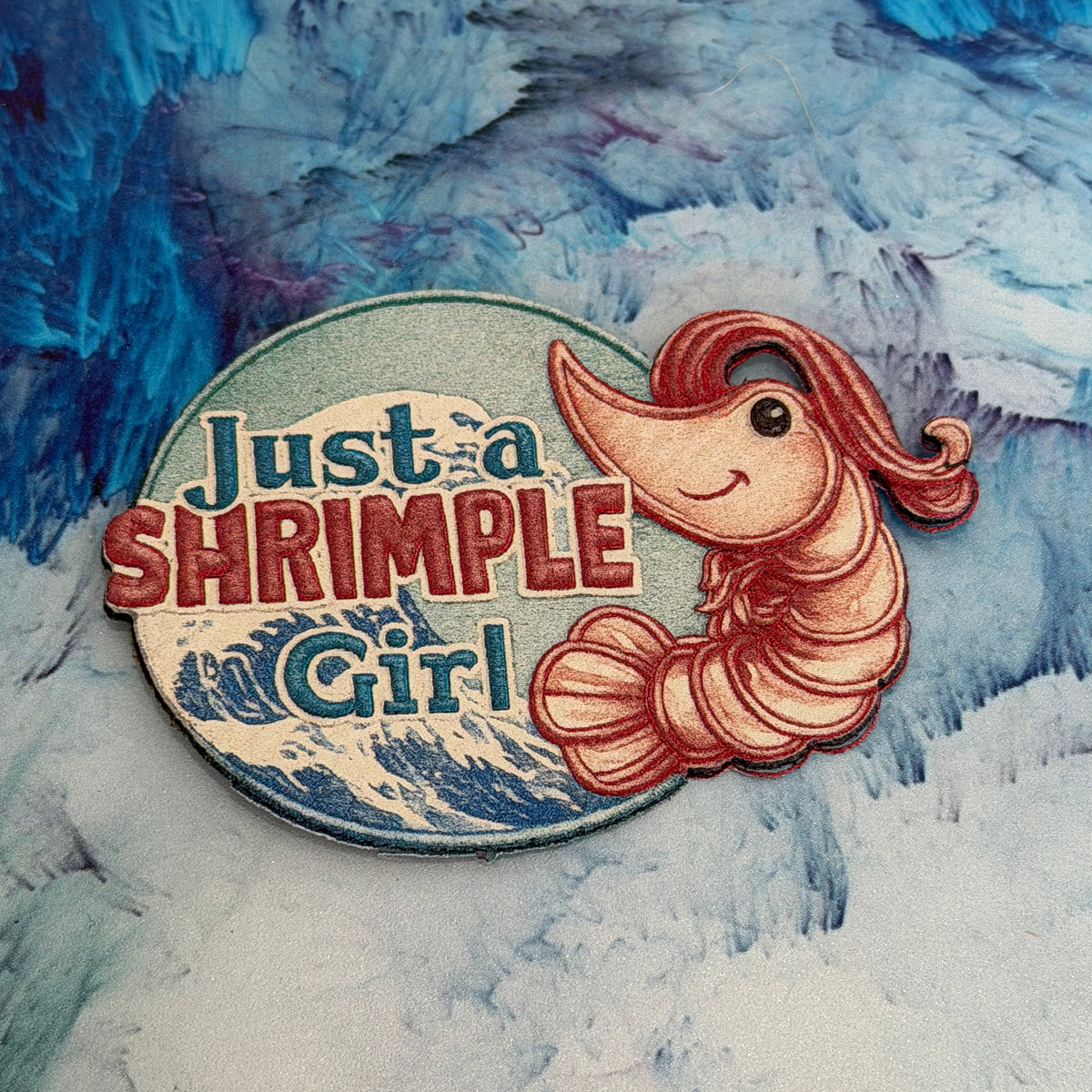 Just a Shrimple Girl Trucker Hat – Coastal Shrimp Festival Hat | Fernandina Beach Florida Boutique Style Cap