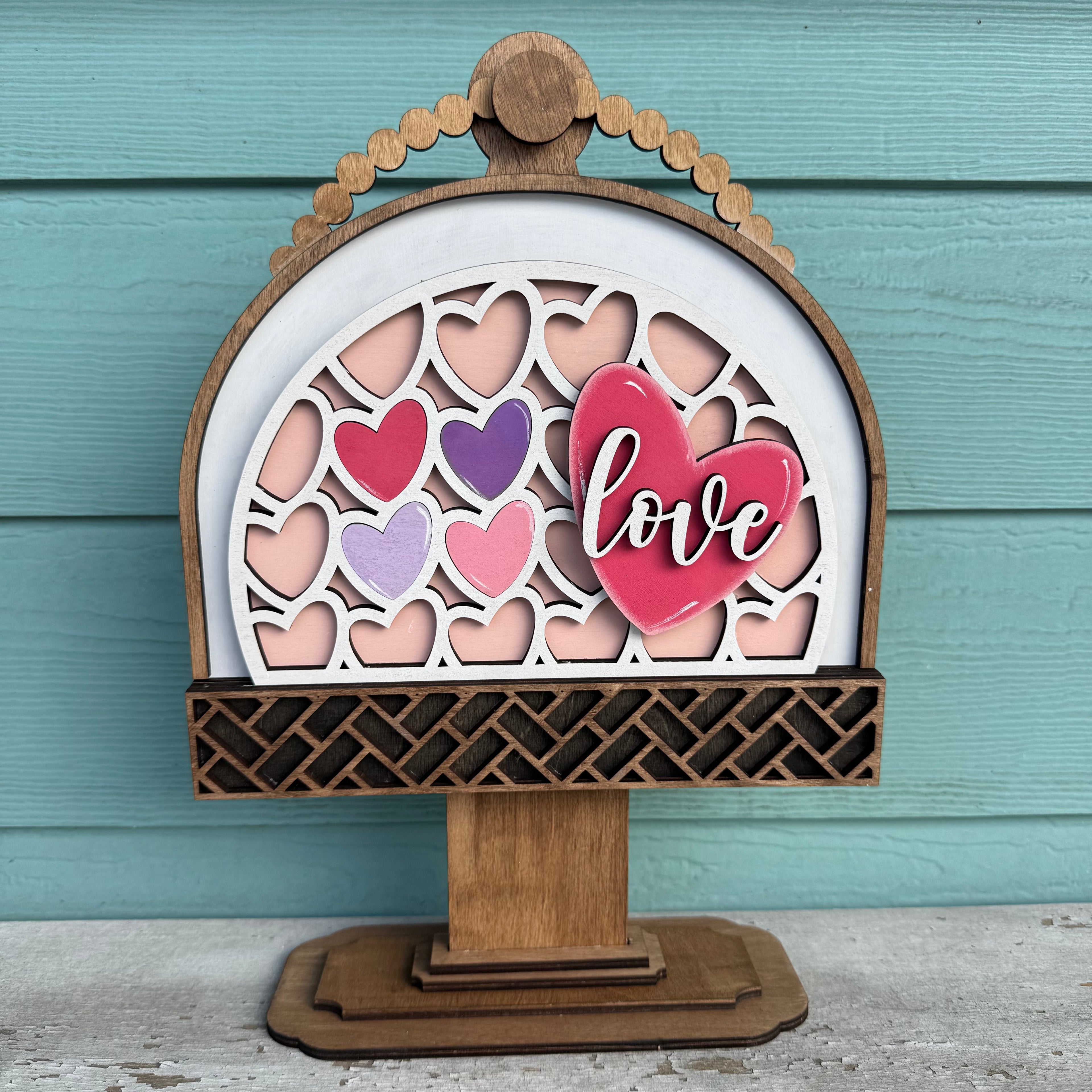 Drop in Hearts and Love 3D Laser Project- G327