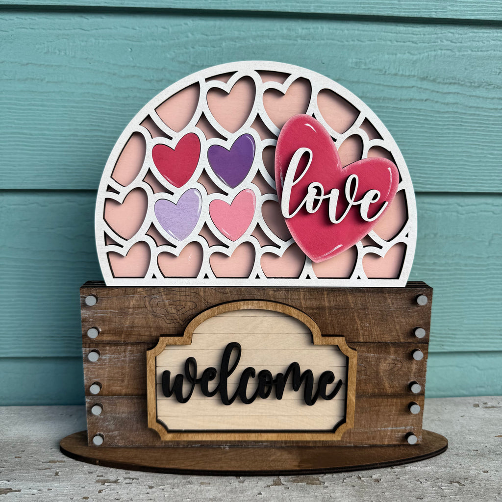 Drop in Hearts and Love 3D Laser Project- G327