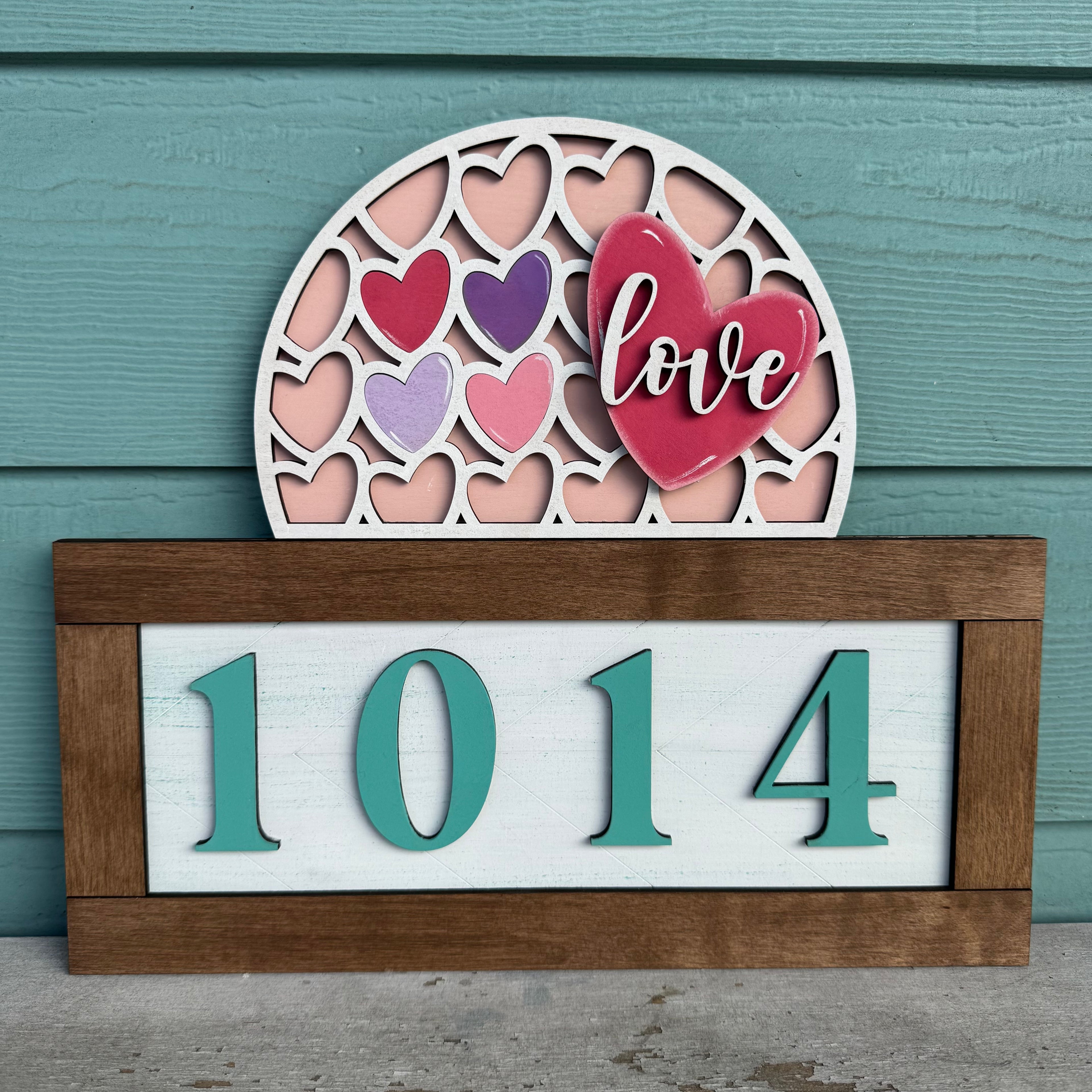 Drop in Hearts and Love 3D Laser Project- G327