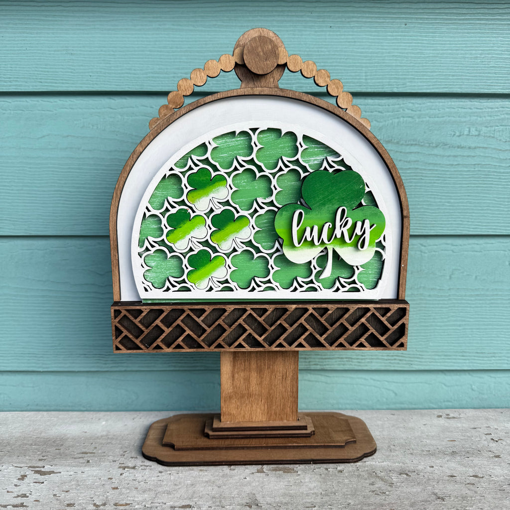 Drop In Shamrock Pattern 3D LASER PROJECT -G329