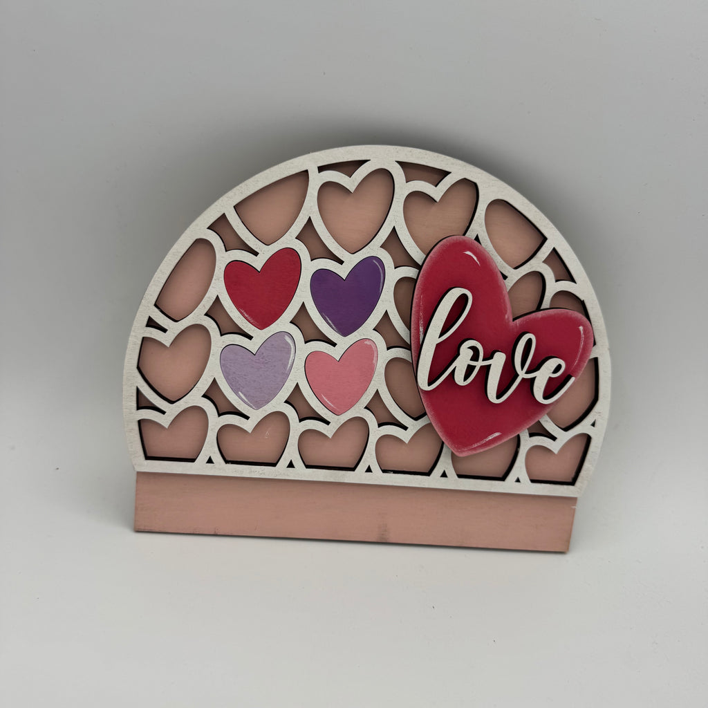 Drop in Hearts and Love 3D Laser Project- G327