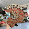 Paint Pour Shrimp Door Hanger  DOOR HANGER DESIGN P13819