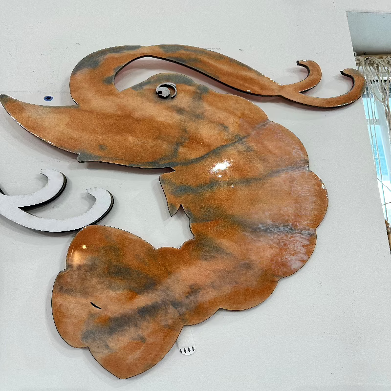 Epoxy Shrimp Door Hanger  DOOR HANGER DESIGN P13818