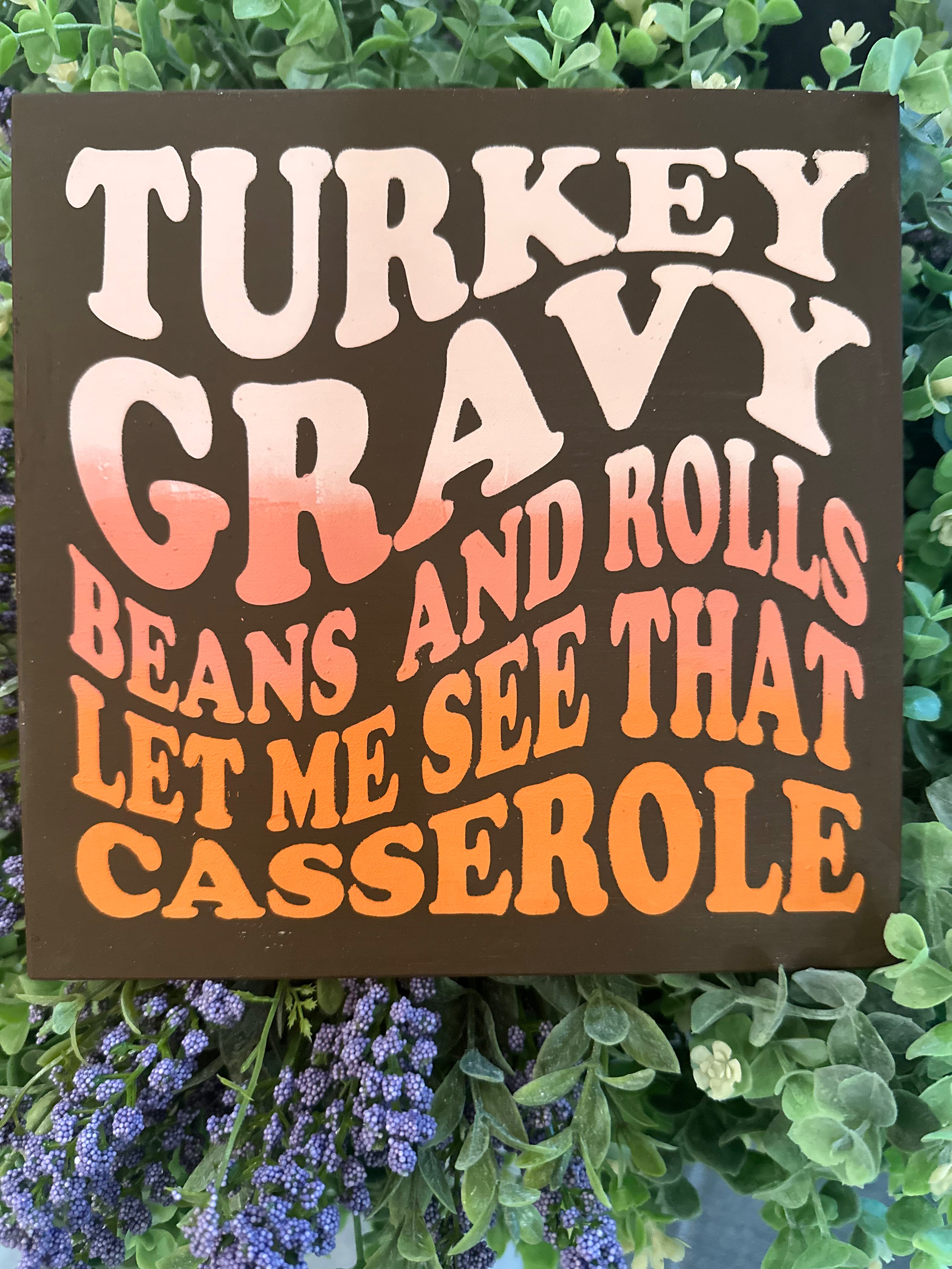 Turkey gravy beans rolls let me see that casserole MINI design P03003