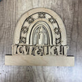 Drop In Love and Light Hanukkah  3D LASER PROJECT- G407