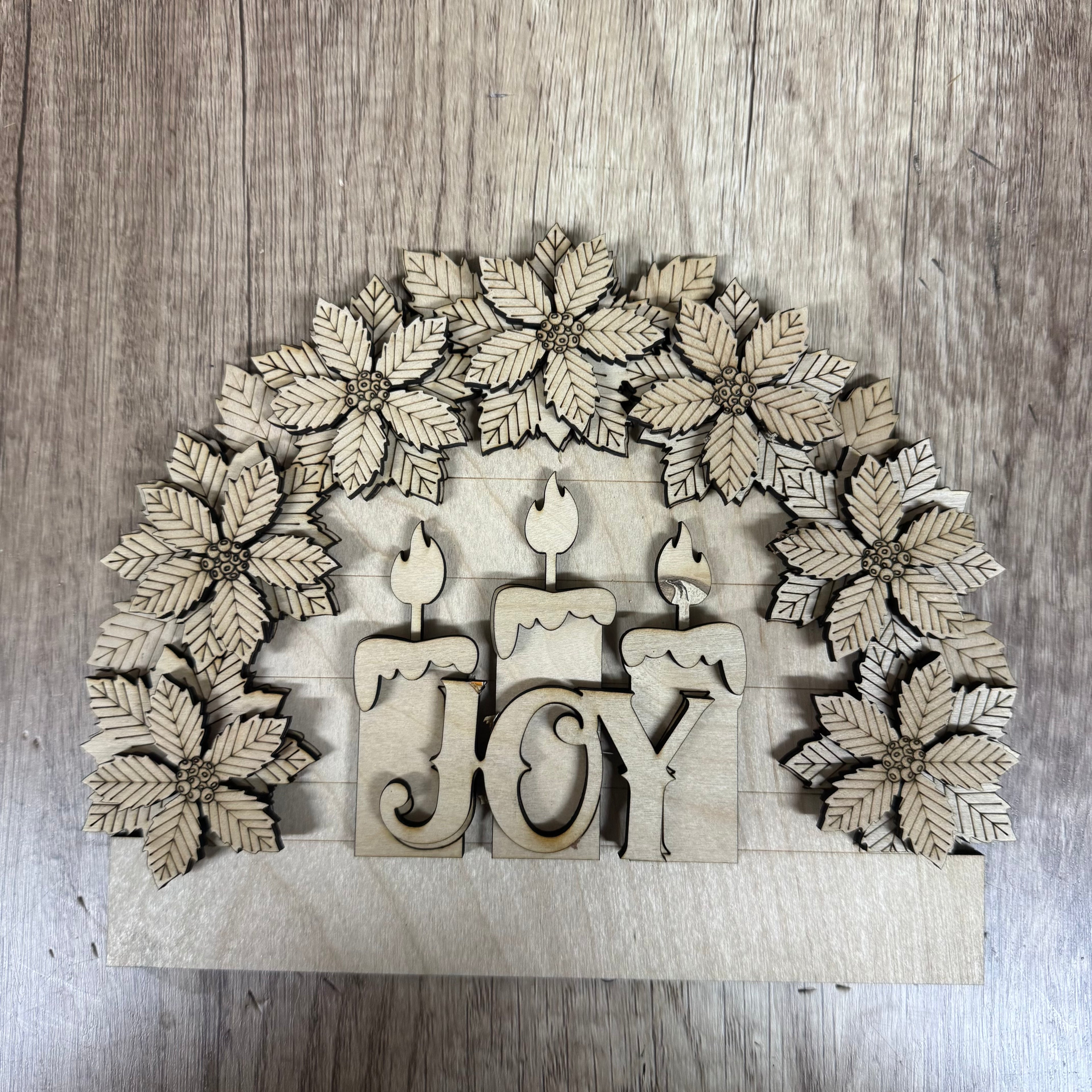 Drop In Christmas Joy 3D LASER PROJECT -G412