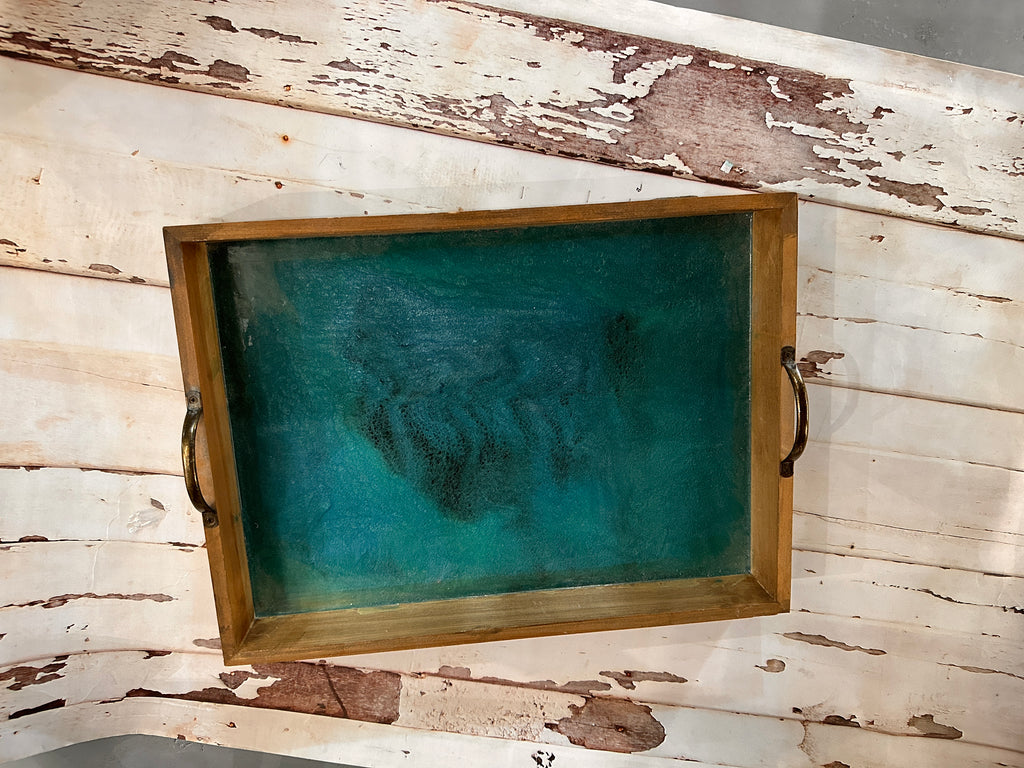 Epoxy Tray with Handles Workshop Choice P013789