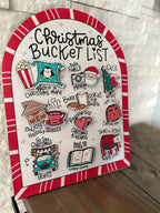 Christmas Bucket List Activity Magnet Tracker G215