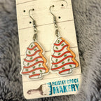 Christmas Cake Earrings G202