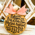 All Things Fernandina Ornament P2587 Shrimp Fest