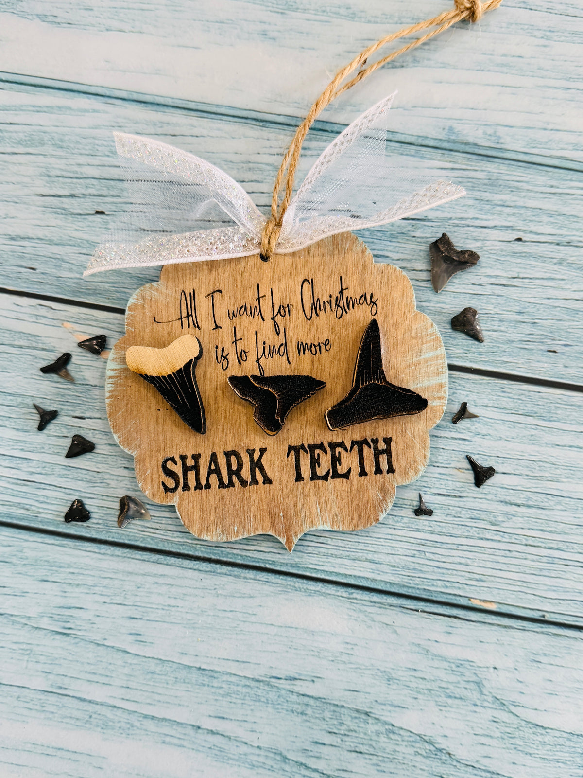 All I want for Christmas is to find more Shark Teeth Ornament P13533
