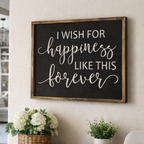 I wish for Happiness Like this Forever DIY Kit Workshop Project DIY Paint Parties Fernandina Beach FL