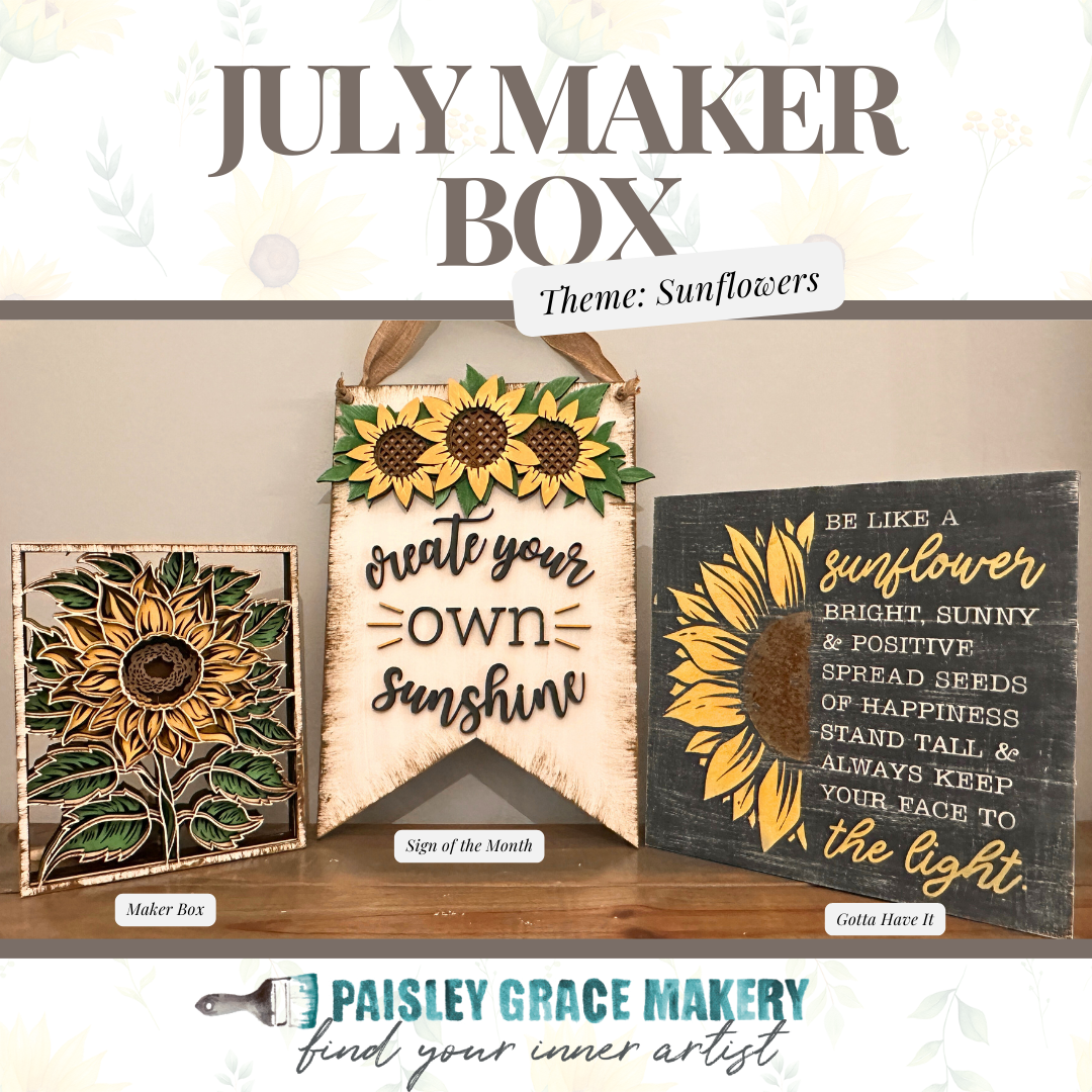 Sunflower Maker Box Single Order P13070