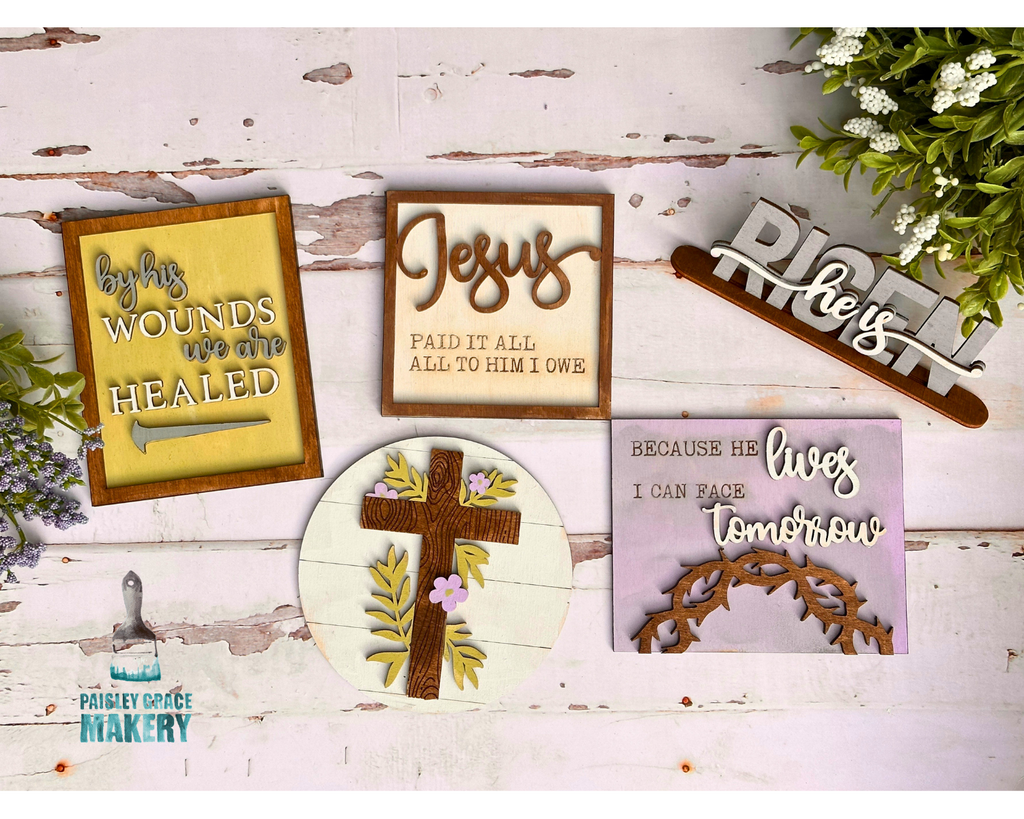 Jesus Paid It All Tray Collection P03613