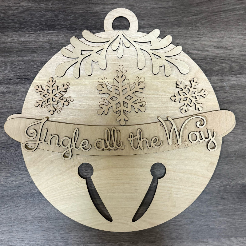 Jingle All Way 3D DOOR HANGER - G186