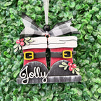 Jolly Santa Boots Ornament G0805