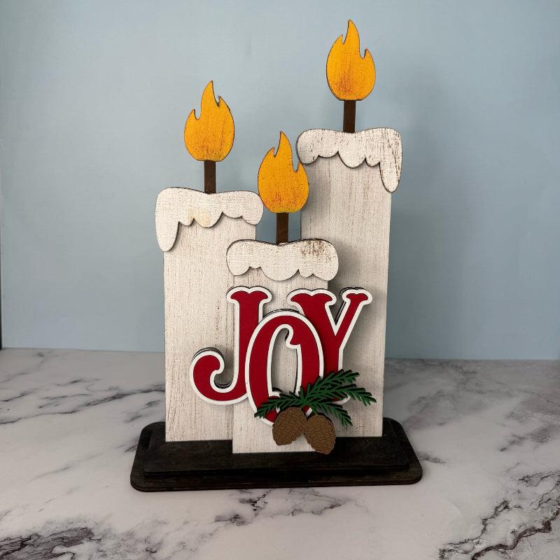 Joy Candle Trio 3D LASER PROJECT - G131