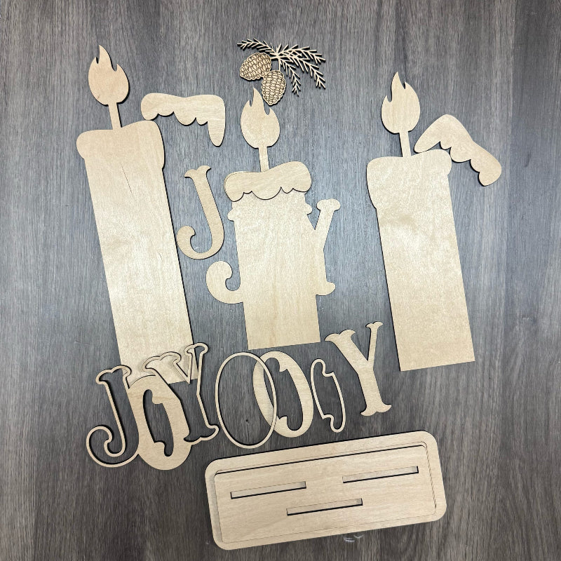 Joy Candle Trio 3D LASER PROJECT - G131
