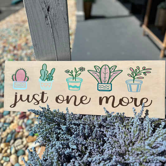 Just One More Plant Plank Design P13000