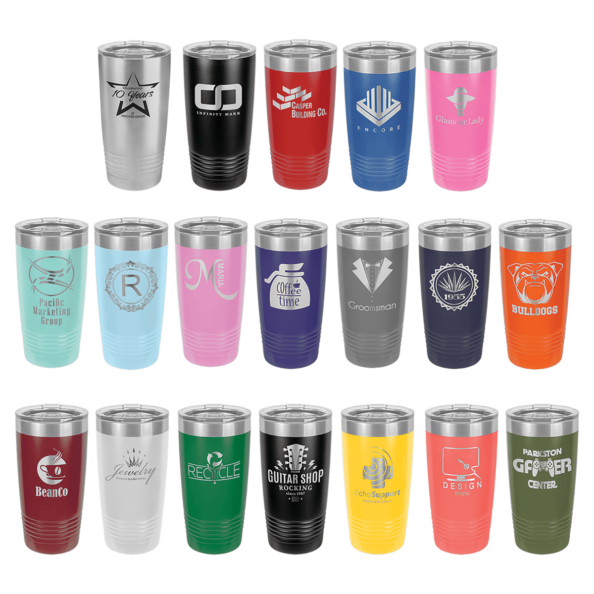 OTB I'm Not Going Polar Camel Vacuum Insulated Ringneck Tumbler with Clear Lid 20oz