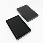 Black Laserette Journal- Customize with Your Logo, Quote or Monogram