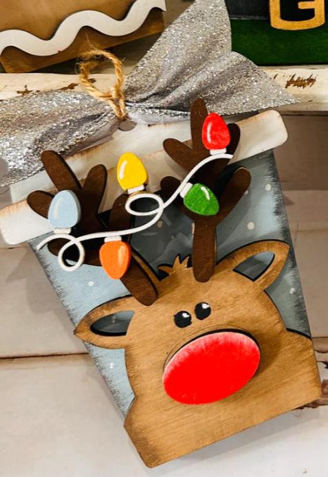 Reindeer Latte Ornament P13614