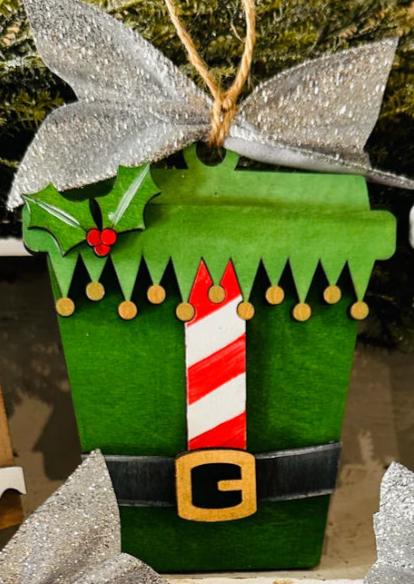 Elf Latte Ornament P13612