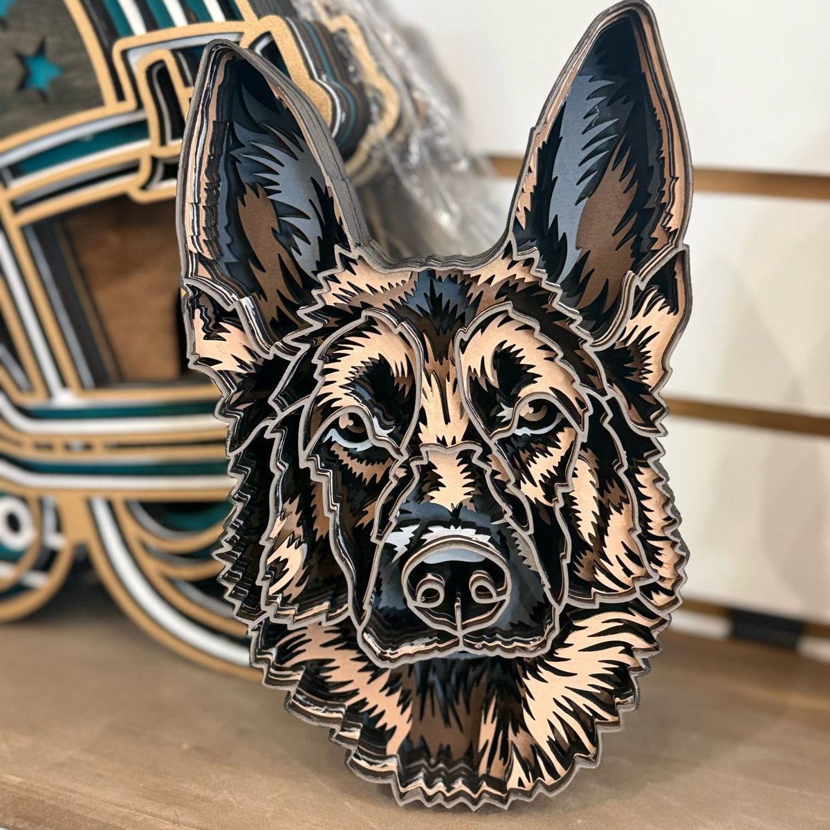 Layered Dog Breed Portrait G0794