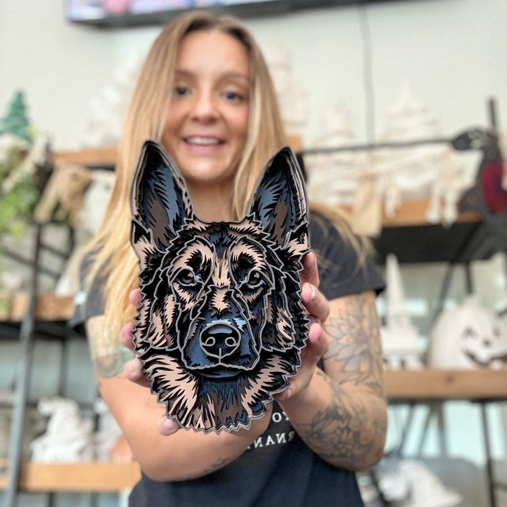 Layered Dog Breed Portrait G0794