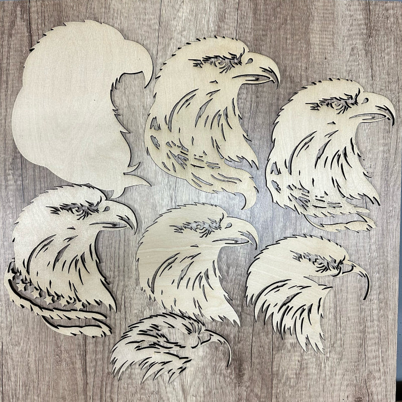 Layered Eagle 3D LASER PROJECT - P014145