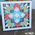Layered Quilt #4 3D Sign P03744