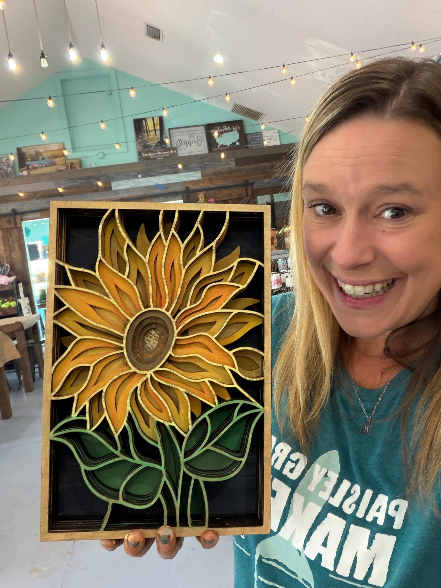 Layered Sunflower 3D LASER PROJECT G0653