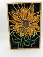 Layered Sunflower 3D LASER PROJECT G0653