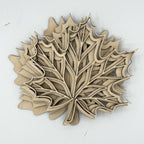 Layered Maple Leaf 3D LASER PROJECT G0648