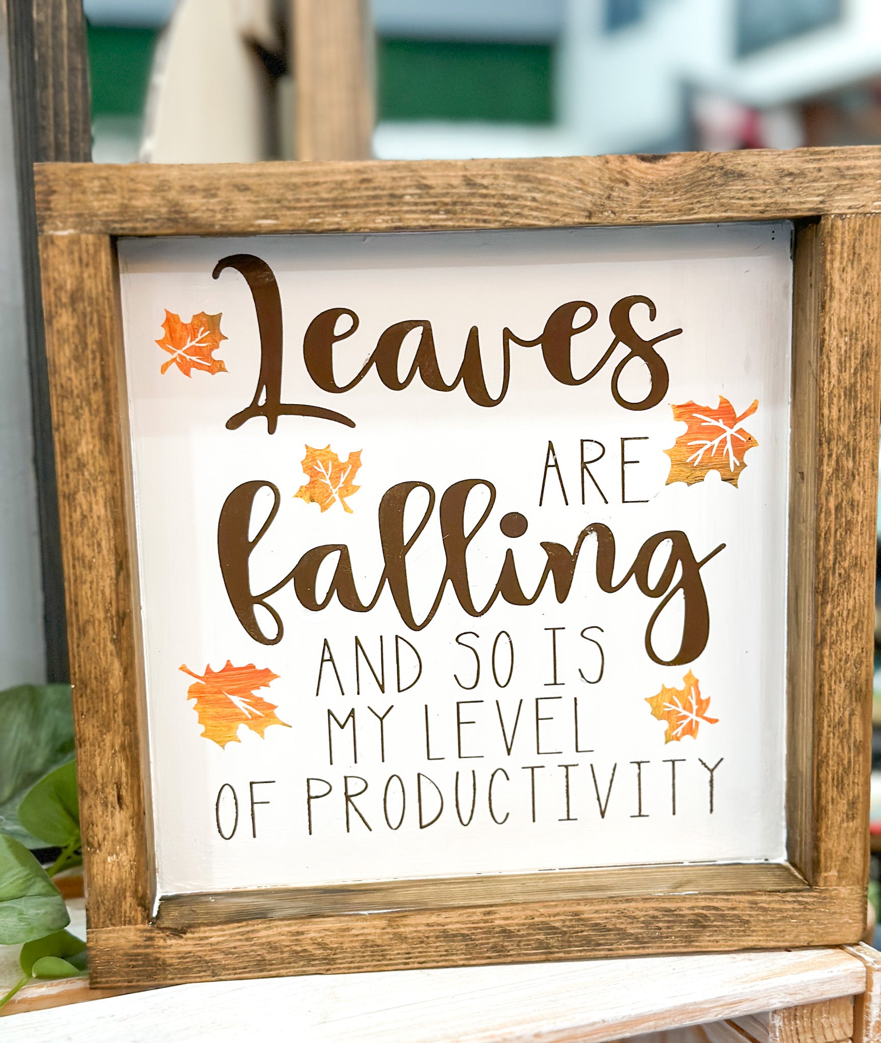 Leaves are Falling, and so is my level of Productivity MINI DESIGN P02938