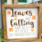 Leaves are Falling, and so is my level of Productivity MINI DESIGN P02938