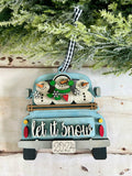 Let it Snow Truck Ornament Gift Card Holder P13197