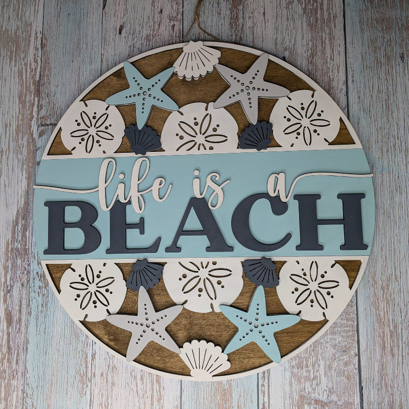 Life's A Beach 3D DOOR HANGER - P014188