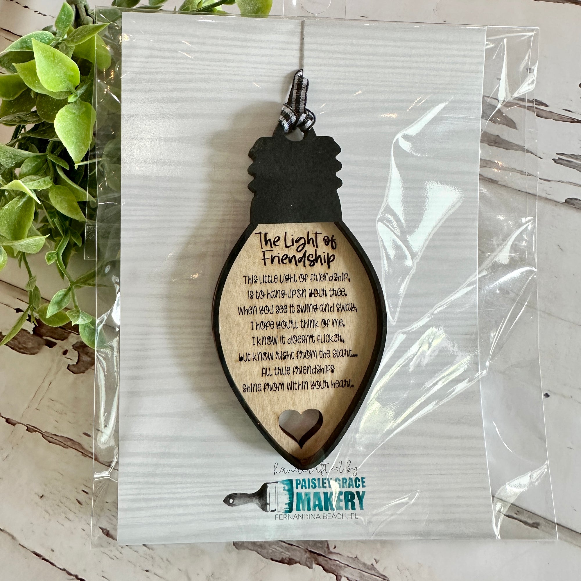 Light Of Friendship Ornament P02833