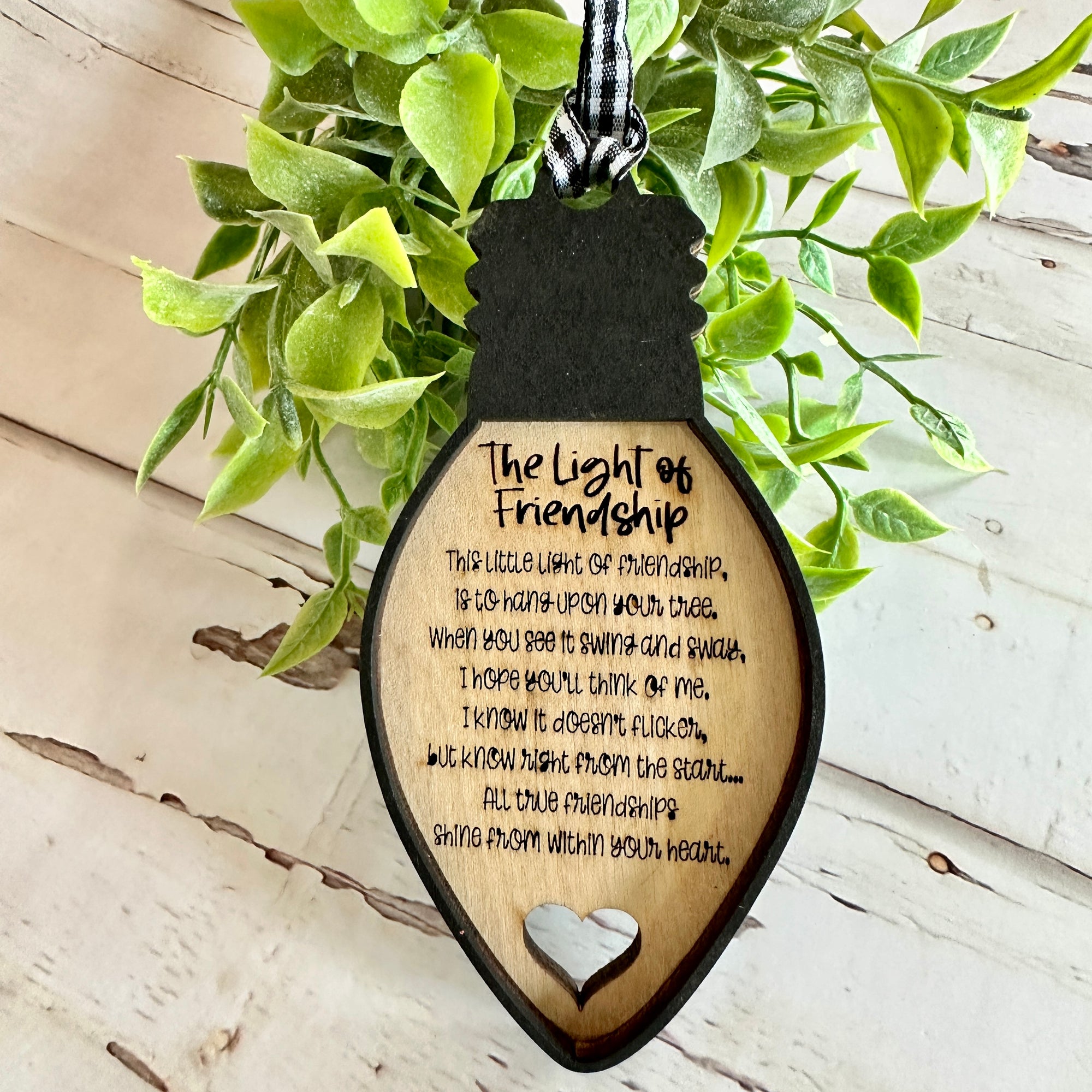 Light Of Friendship Ornament P02833