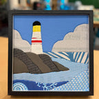 Lighthouse Kinusaiga Fabric Art G0695