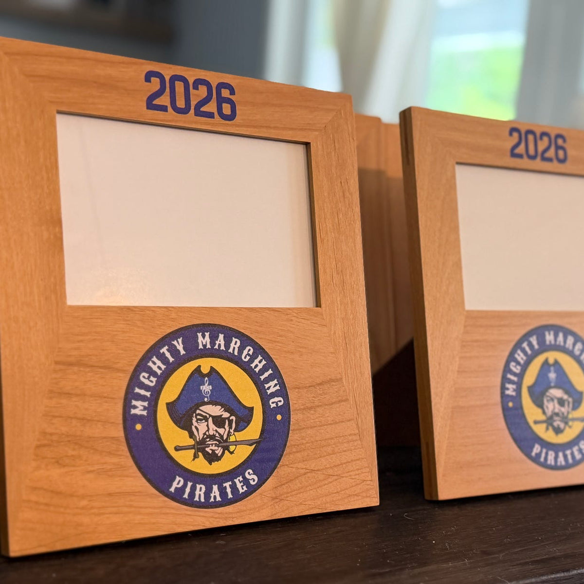 Logo Frame- Personalized 4x6 Wood Frame - Graduation, Corporate Events, Wedding