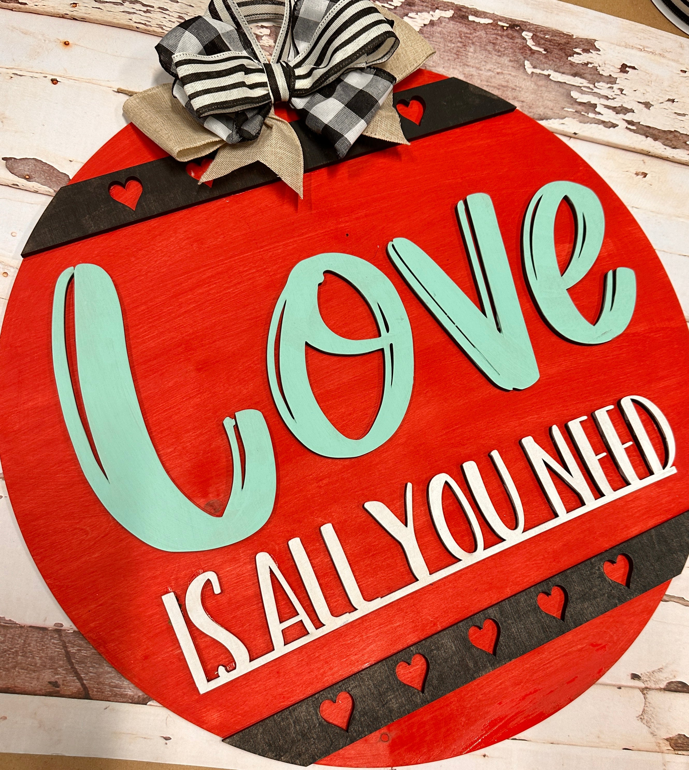 Love is all You Need 3D Door Hanger P03518