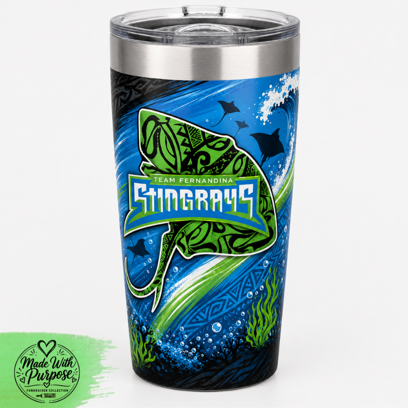 Fernandina Beach Stingrays 20oz Tumbler