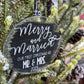 Merry and Married 2023 Acrylic Ornament P02963