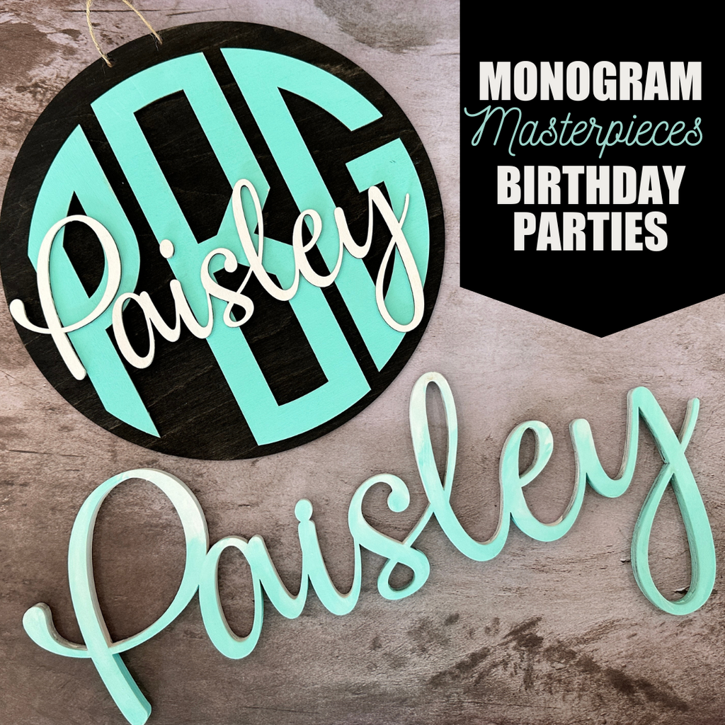 BOOK A MONOGRAM MASTERPIECES PARTY