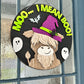 Moo.... I Mean Boo 3D CIRCLE DOOR HANGER DESIGN P02966