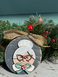 Mrs. Claus Layered Ornament P13497