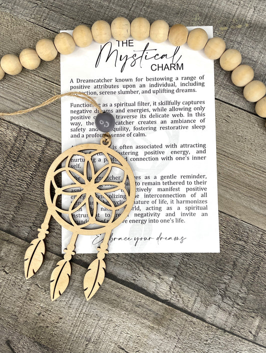 Mystical Charm Dream Catcher Story Card Ornament P13125